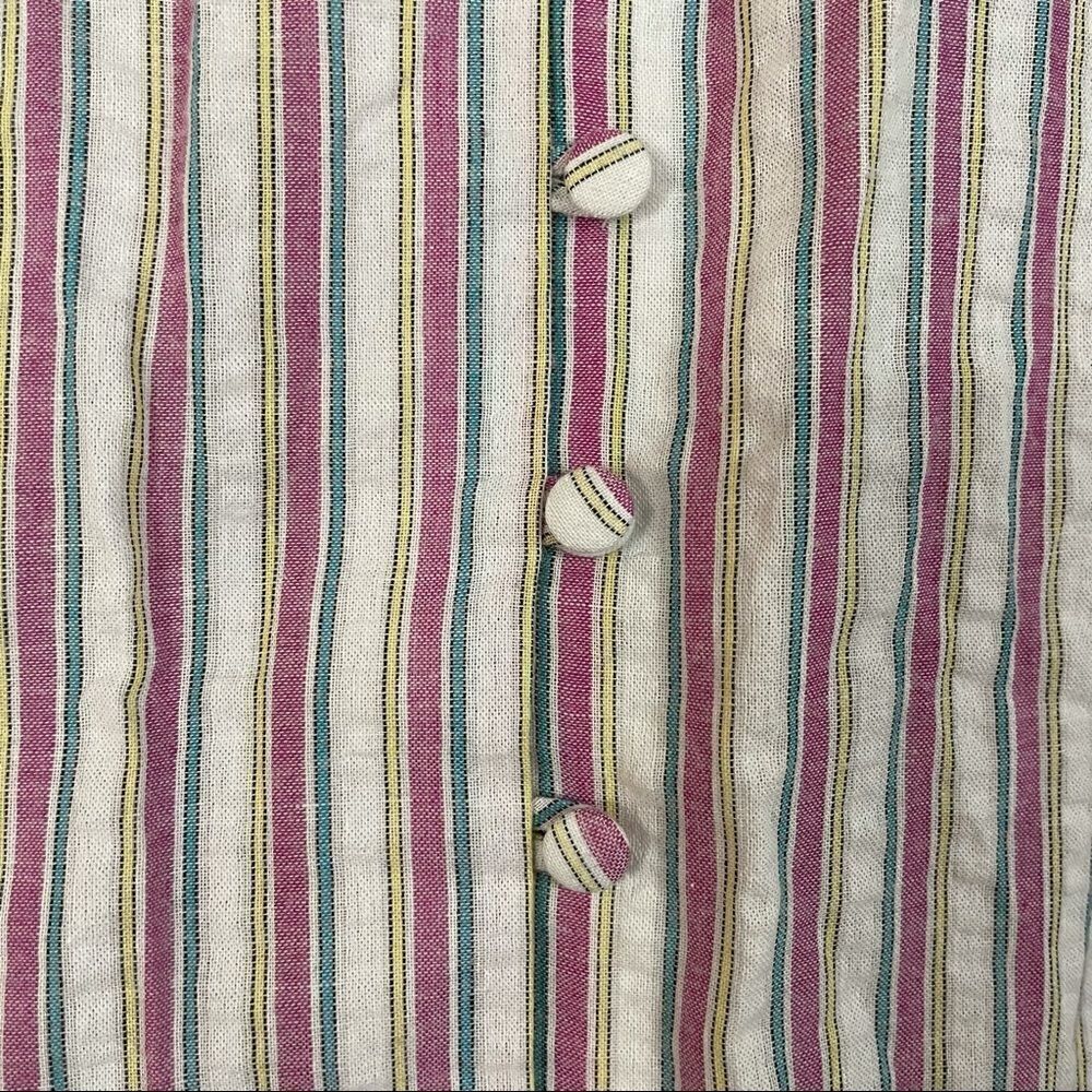 NWT - Modcloth Striped Button Down Top - Picture 3 of 6